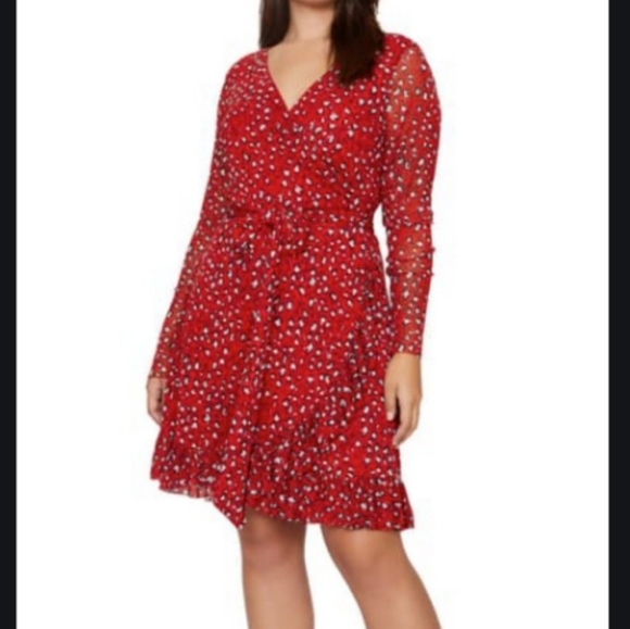 sanctuary leopard wrap dress